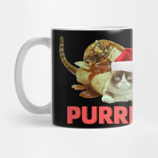 Funny Purrito Cat In Burrito Mexican Food Mug